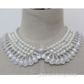 Woman Fashion Costume Jewelry Pearl Chunky Necklace Choker Fake Collar